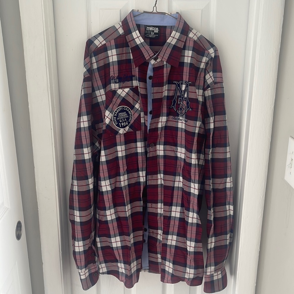 MECCA USA MENS. 3X SHIRT. Like New.